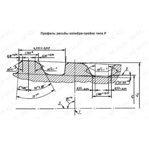 Калибры для соединений с трапецеидальной резьбой нкт и муфт к ним Пробка К-Г-Р